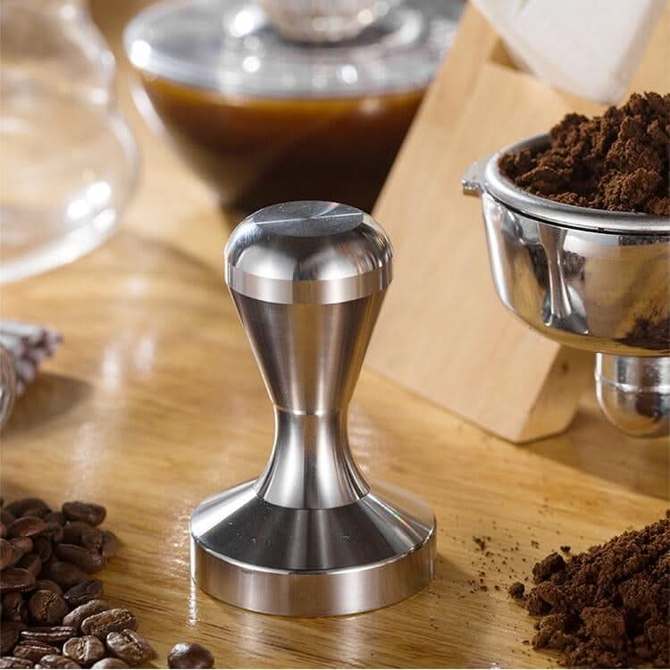 Stainless Steel Solid Wood Handle Integrated Coffee Powder - Reluova