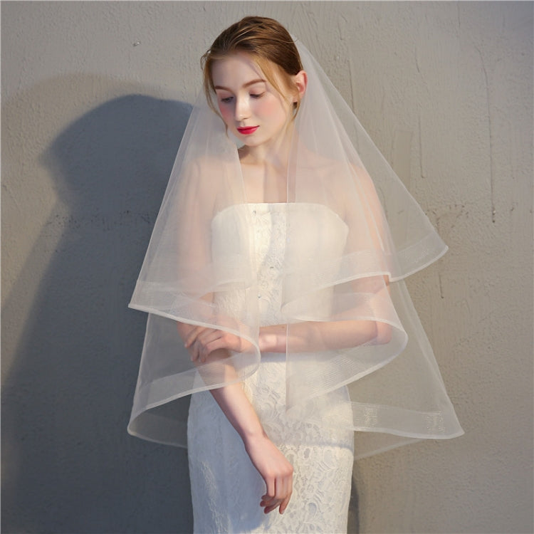 Layer Mori Wedding Short Veil Bridal Veil Wedding Accessories