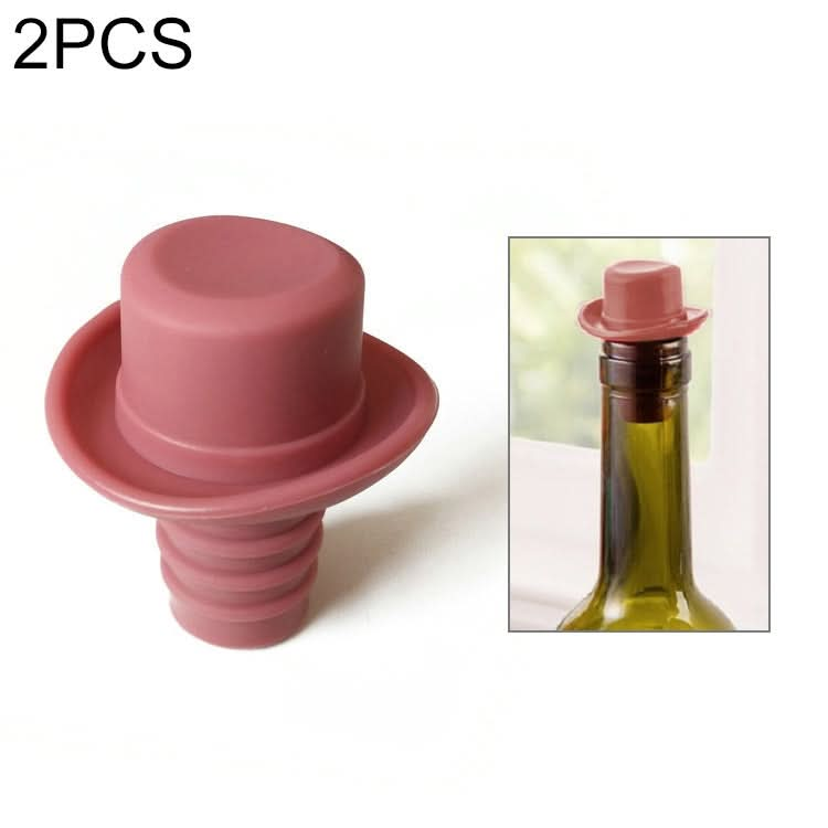 Silica Gel Top Hat Fresh Wine Corks Cruet Red Wine Stopper - Reluova