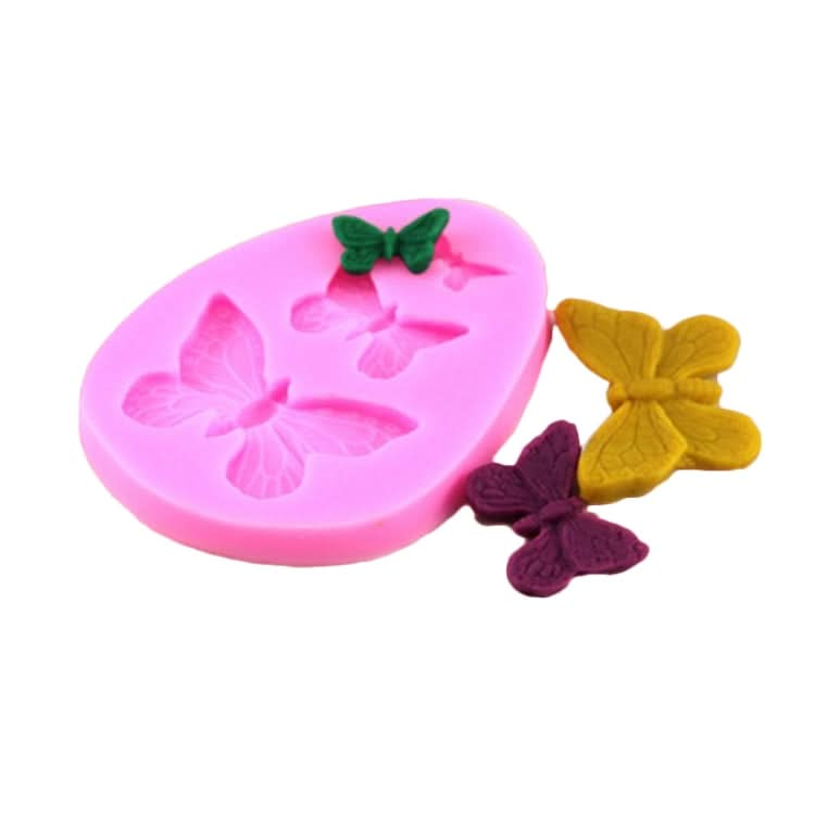 2 PCS Simulation Butterfly Fondant Silicone Mould Handmade Soap DIY Cake Decorating Chocolate Lace Baking Tools-Reluova