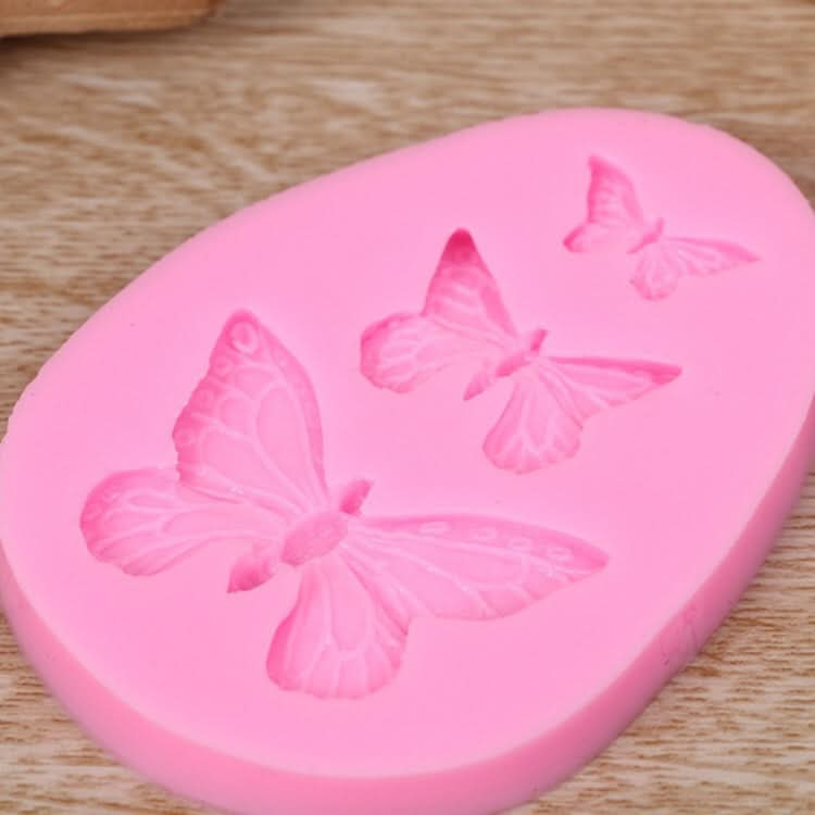 2 PCS Simulation Butterfly Fondant Silicone Mould Handmade Soap DIY Cake Decorating Chocolate Lace Baking Tools-Reluova