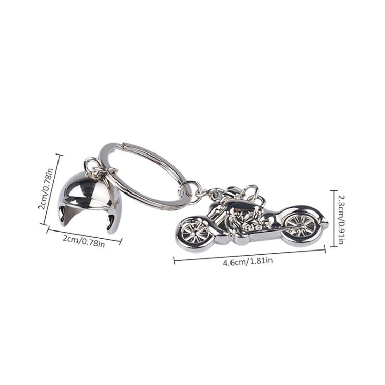 Classic 3D Simulation Model Of Motorcycle Motorcycle Helmet Charms Creation Alloy Key Chain Key Holder Car Key