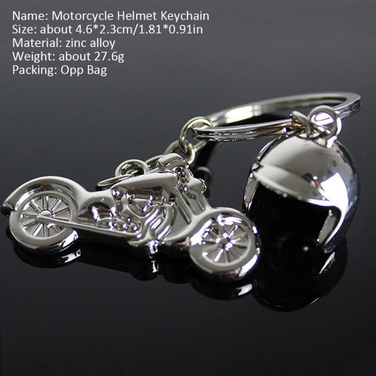 Classic 3D Simulation Model Of Motorcycle Motorcycle Helmet Charms Creation Alloy Key Chain Key Holder Car Key