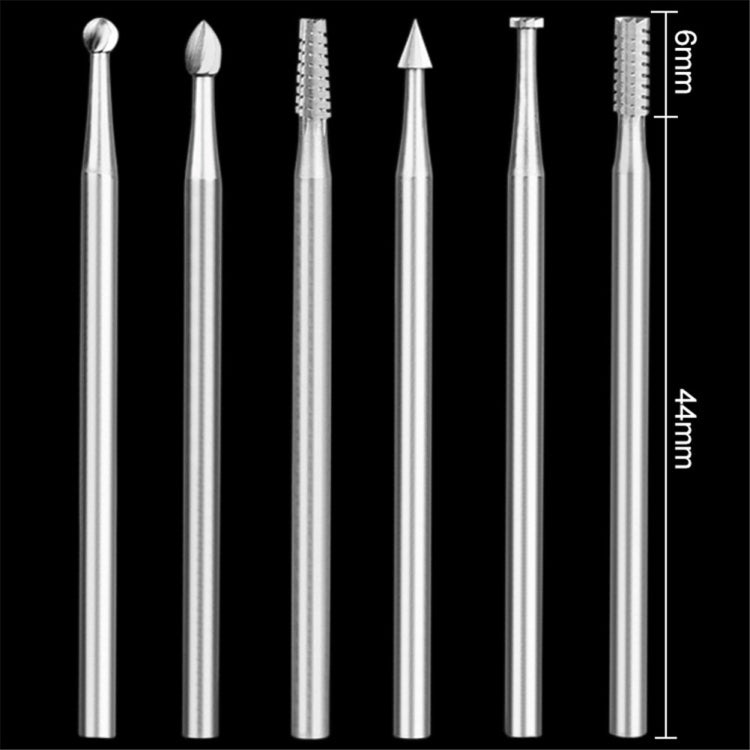 2.35mm Handle Tungsten Steel Engraving Cutter Electric Hollow New Threading Machine Olive Core Carving Cutter-Reluova