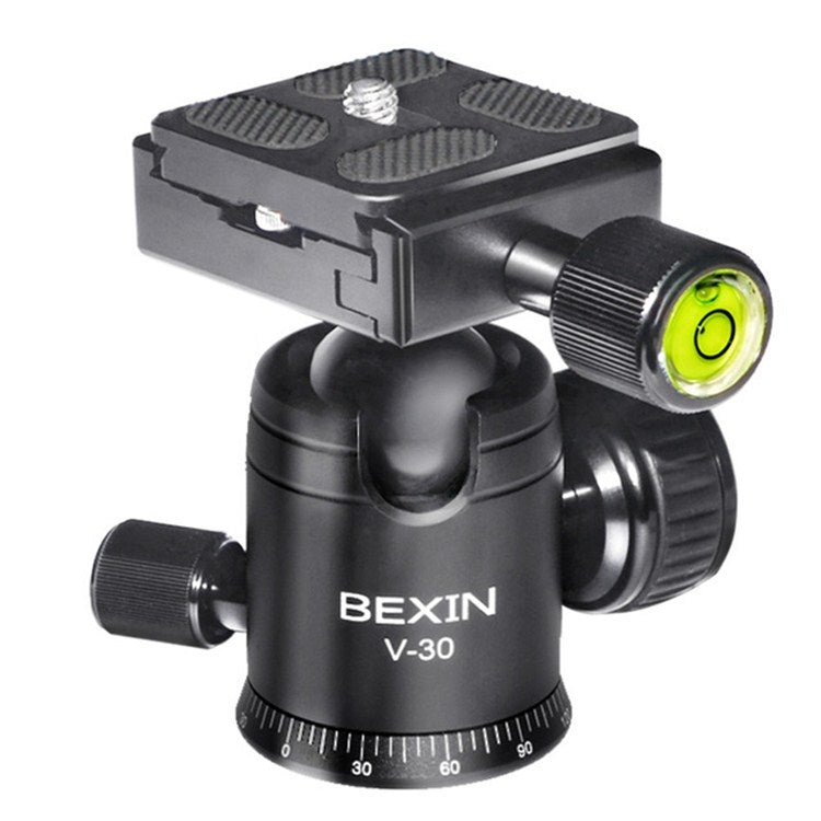 BEXIN 360 Degree Rotation Aluminum Alloy Tripod 30mm Ball Head with Quick Release Plate My Store