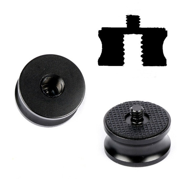 3 PCS Aluminum Alloy Adapter Conversion Screw SLR Micro Single Camera Tripod Head Adapter