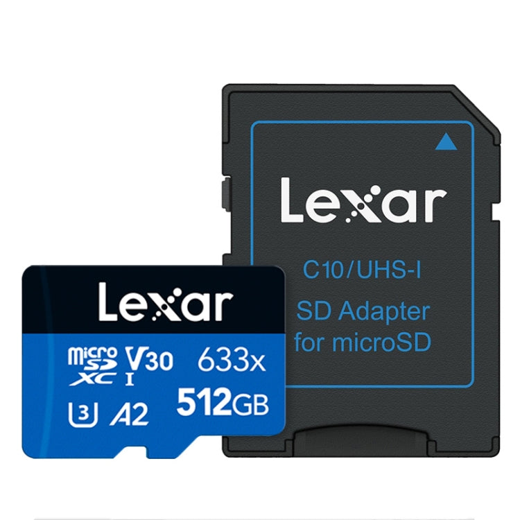 Lexar 633x 512GB High-speed Flash Memory Card Sports Camera Mobile Phone TF Car Driving Recorder Memory Card My Store