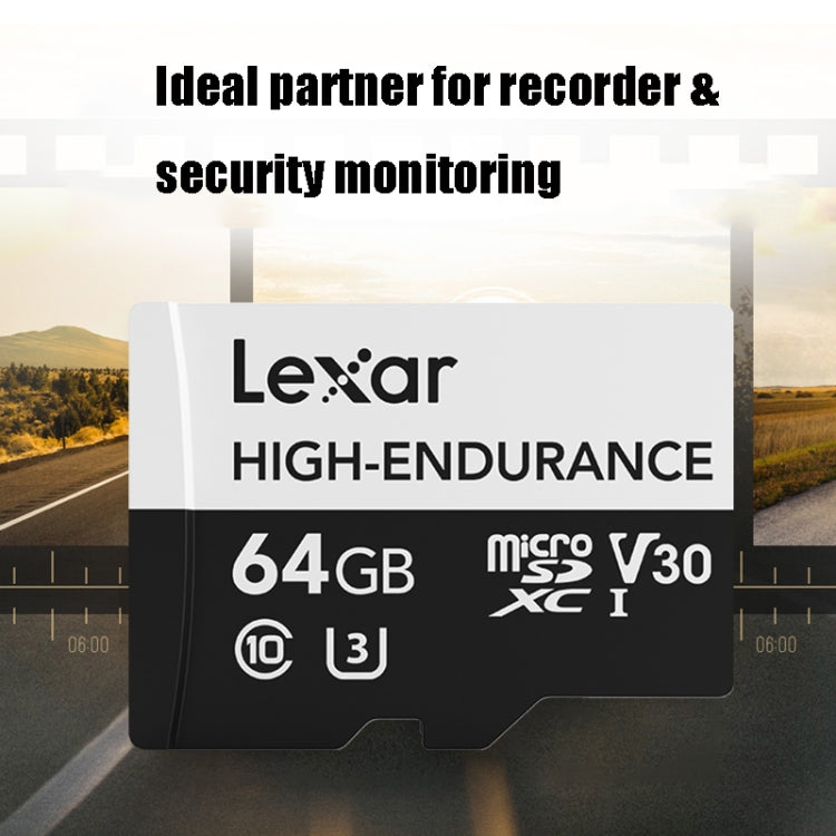 Lexar MicroSDHC 64GB High-endurance Memory Card Driving Recorder Security Monitoring TF Card Video Card My Store