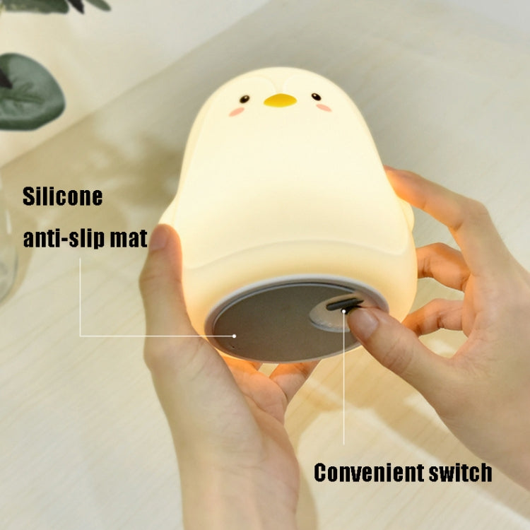 Penguin Silicone Pat Night Light Children Bedside Atmosphere Lamp My Store