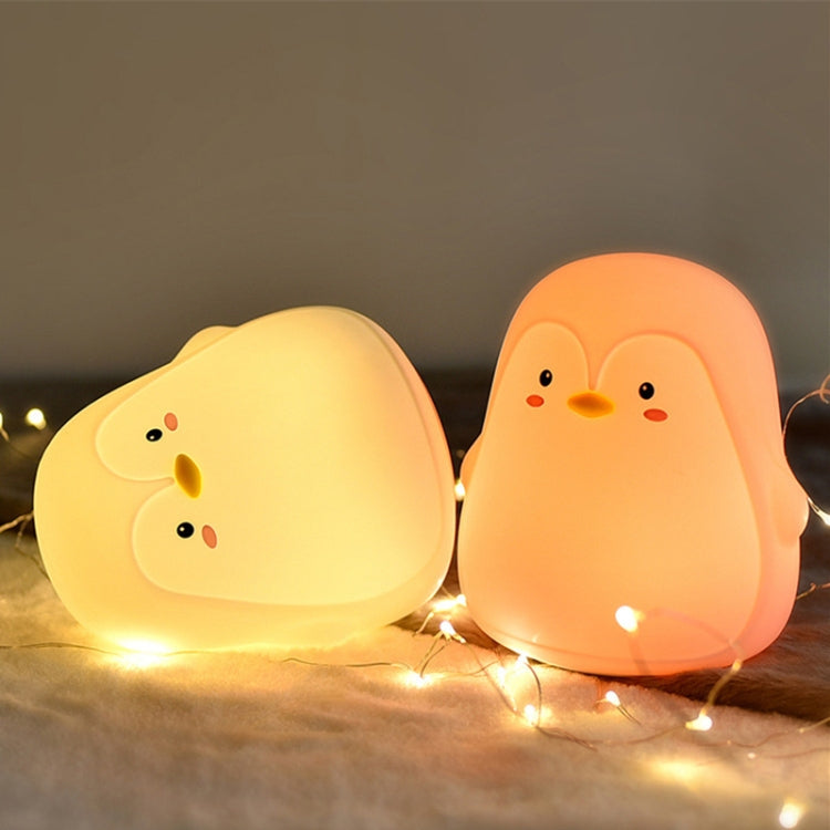 Penguin Silicone Pat Night Light Children Bedside Atmosphere Lamp My Store