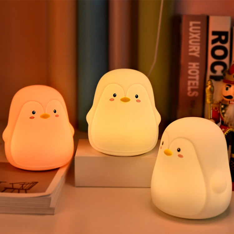 Penguin Silicone Pat Night Light Children Bedside Atmosphere Lamp My Store