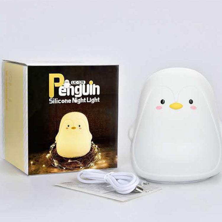 Penguin Silicone Pat Night Light Children Bedside Atmosphere Lamp My Store