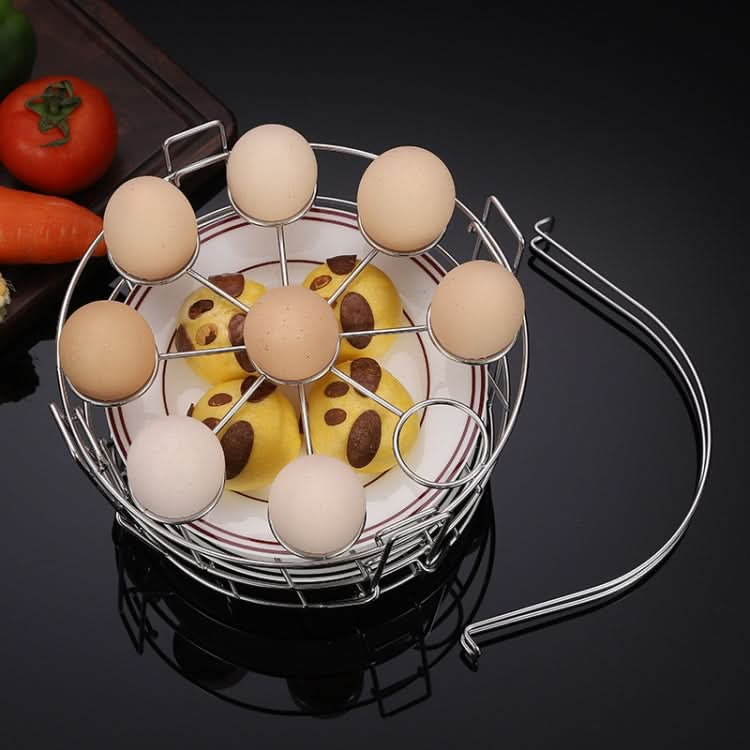 Stainless Steel Steamer Kitchen Steamed Eggs Steamed Multi-function Steam Rack - Reluova