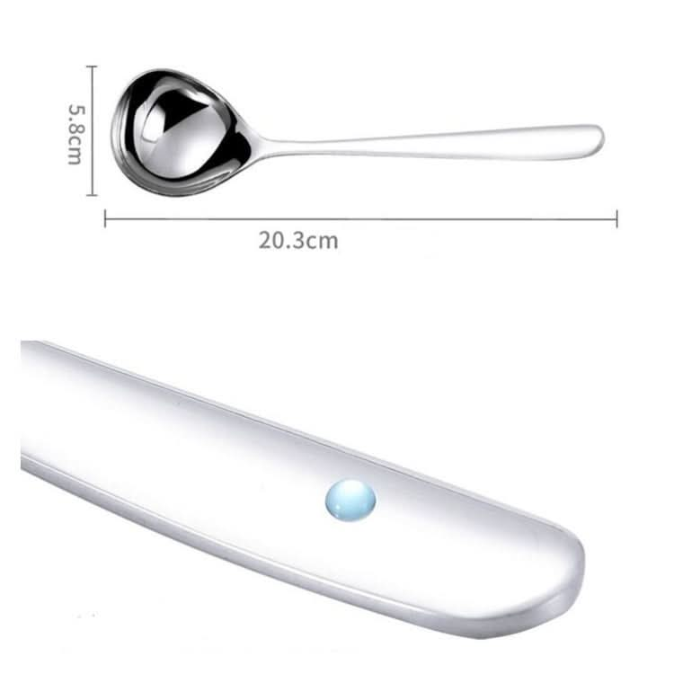 Stainless Steel Sauce Spoon Creative Big Head Long Handle Spoon - Reluova