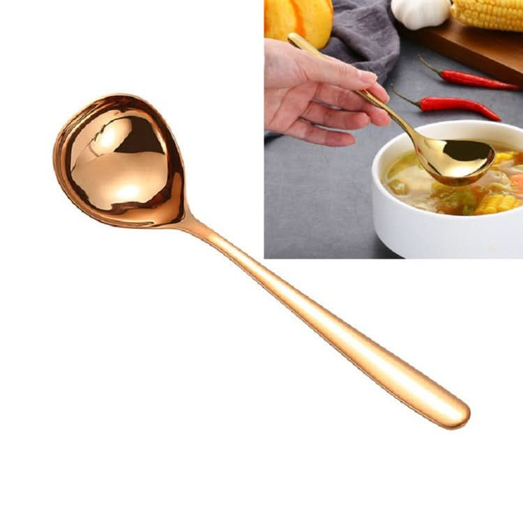 Stainless Steel Sauce Spoon Creative Big Head Long Handle Spoon - Reluova