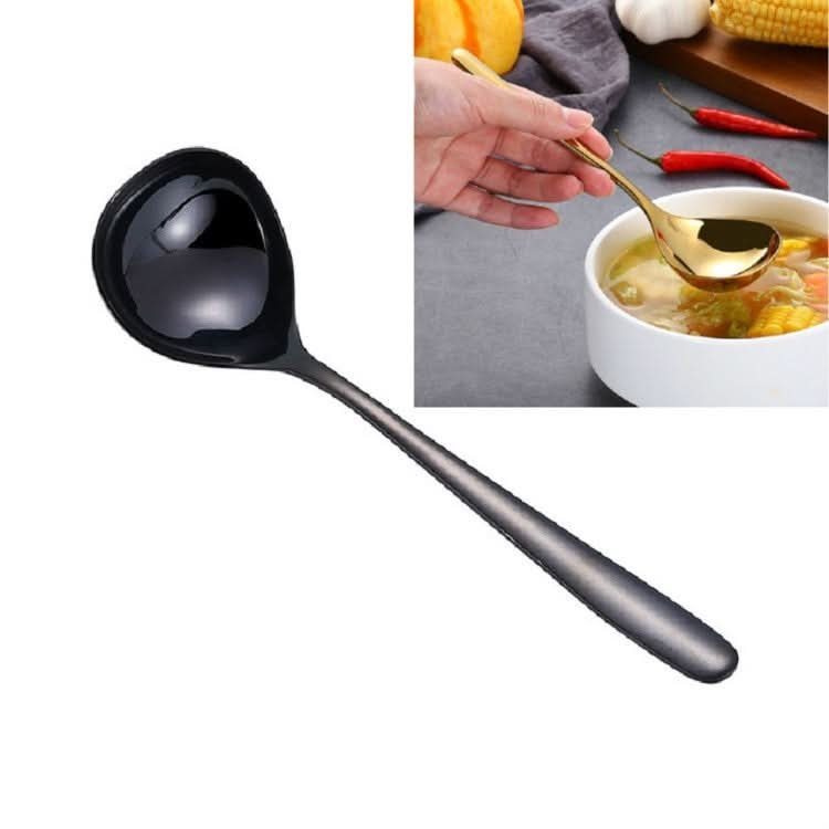 Stainless Steel Sauce Spoon Creative Big Head Long Handle Spoon - Reluova