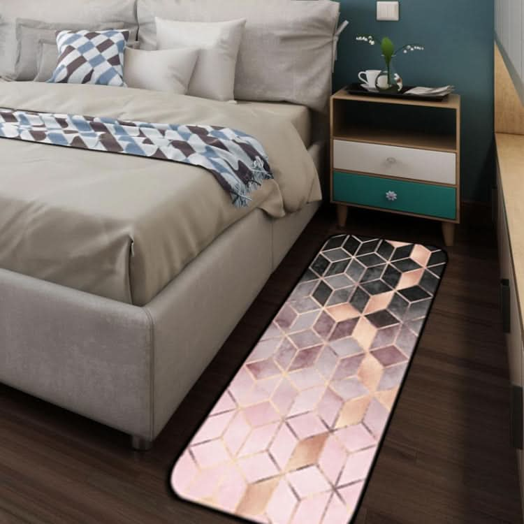 Geometric Pattern Bedroom Door Rug Decorative Mat