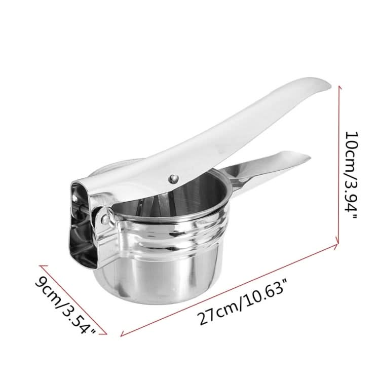 Potato Fruit Vegetable Manual Press Juicer Stainless Steel Crusher Squeezer - Reluova