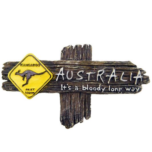 2 PCS Kangaroo Fridge Magnets Home Decoration Tourist Souvenirs