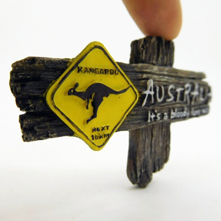 2 PCS Kangaroo Fridge Magnets Home Decoration Tourist Souvenirs-Reluova