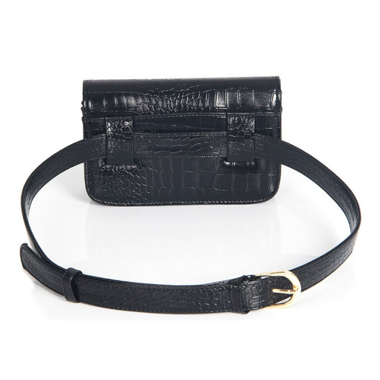 Vintage Women Alligator PU Leather Waist Pack Travel Belt Wallets Fanny Bags