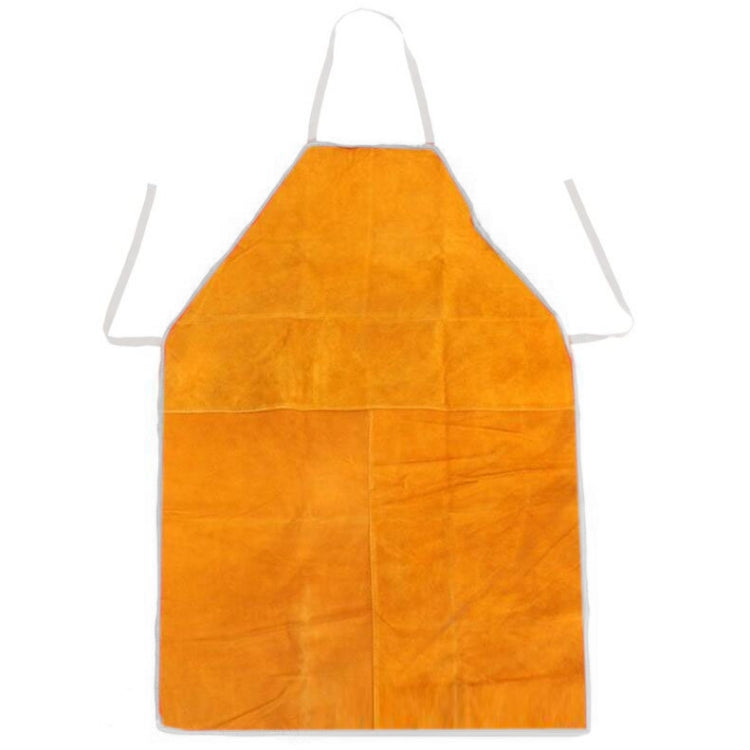 Full Leather Electric Welding Apron High Temperature Fireproof Star Splash Protective Clothing