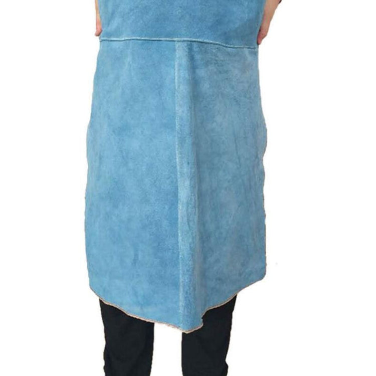 Full Leather Electric Welding Apron High Temperature Fireproof Star Splash Protective Clothing My Store