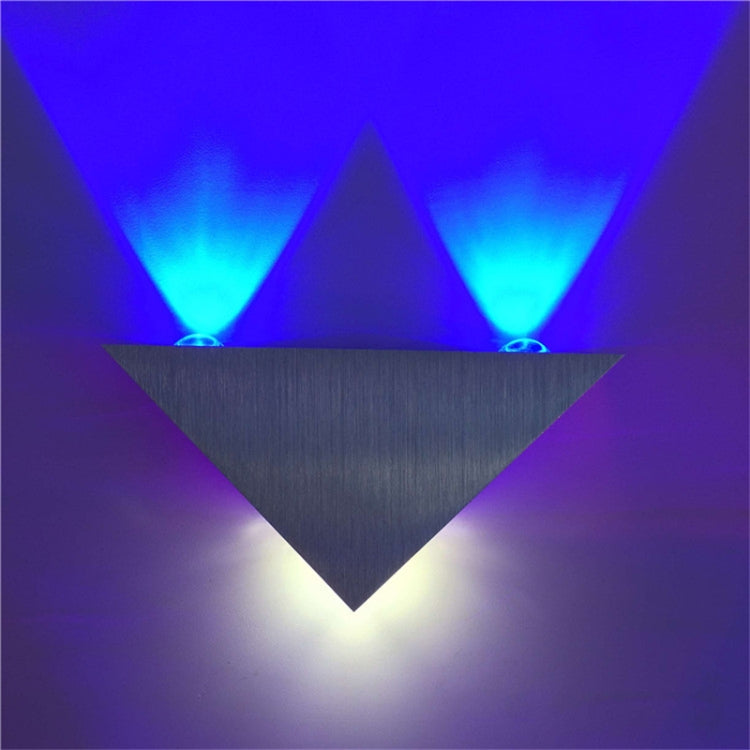 3W Aluminum Triangle Wall Lamp Home Lighting Indoor Outdoor Decoration Light, AC 85-265V My Store