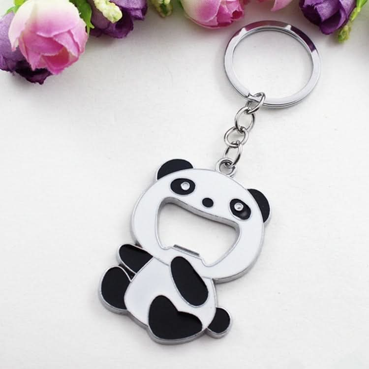 Cartoon Animal Shape Beer Bottle Opening Tool Opener Panda Keychain Pendant - Reluova