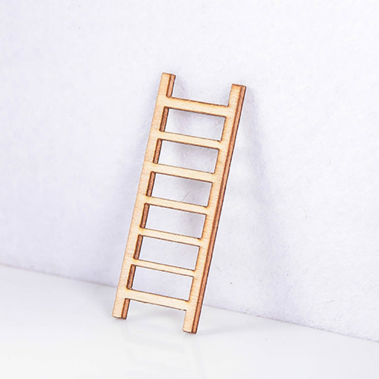 5pcs Simulation Ladder Decoration Wooden Staircase Corridor Micro Landscape Succulent Potted DIY Decorations My Store