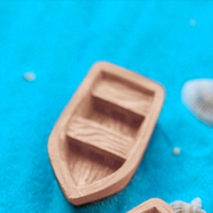 Retro Wooden Boat Model Resin Craft Accessories My Store