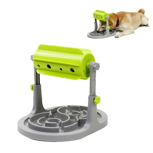 Pet Supplies Cats and Dogs Food Bowl Toy Drum Type Food Leaker Adjustable Food Utensils - Reluova