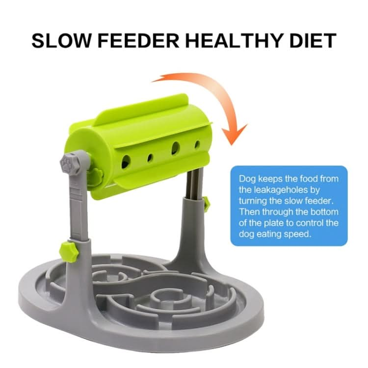 Pet Supplies Cats and Dogs Food Bowl Toy Drum Type Food Leaker Adjustable Food Utensils - Reluova