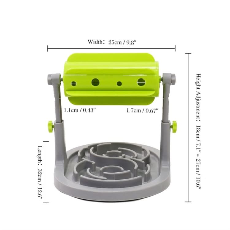 Pet Supplies Cats and Dogs Food Bowl Toy Drum Type Food Leaker Adjustable Food Utensils - Reluova