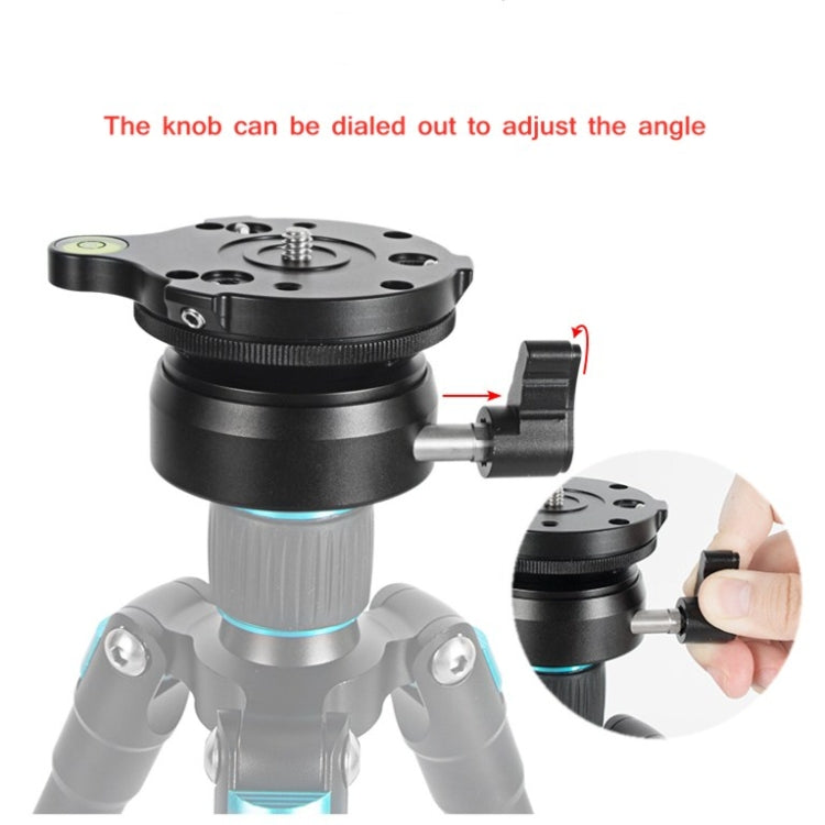 BENXIN DY-60N Universal Horizontal Adjustment Base Panoramic Pan-tilt SLR Camera Adjustment Table Hemispherical Base