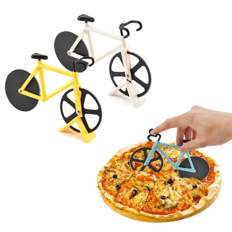 Stainless Steel Bicycle Pizza Cutter Knife Cake Cutter Creative Hob Random  Color Delivery - Reluova