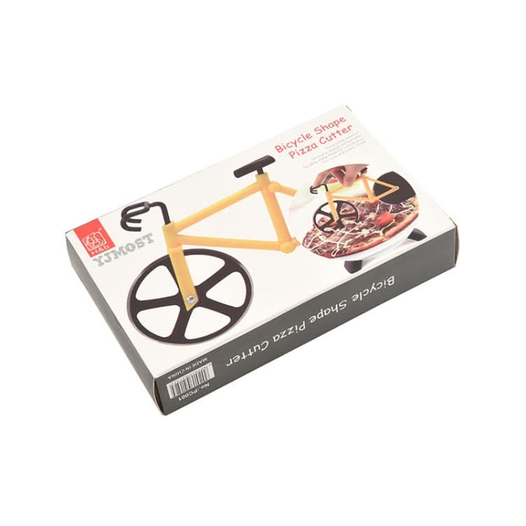 Stainless Steel Bicycle Pizza Cutter Knife Cake Cutter Creative Hob Random  Color Delivery - Reluova