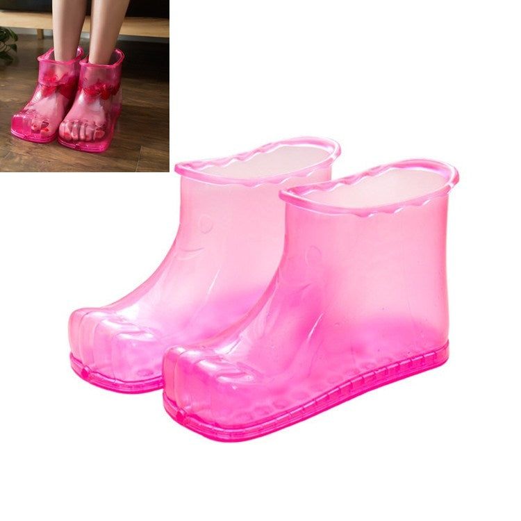 Portable Household Plastic High Tube Bubble Foot Shoes Bubble Bucket Reluova