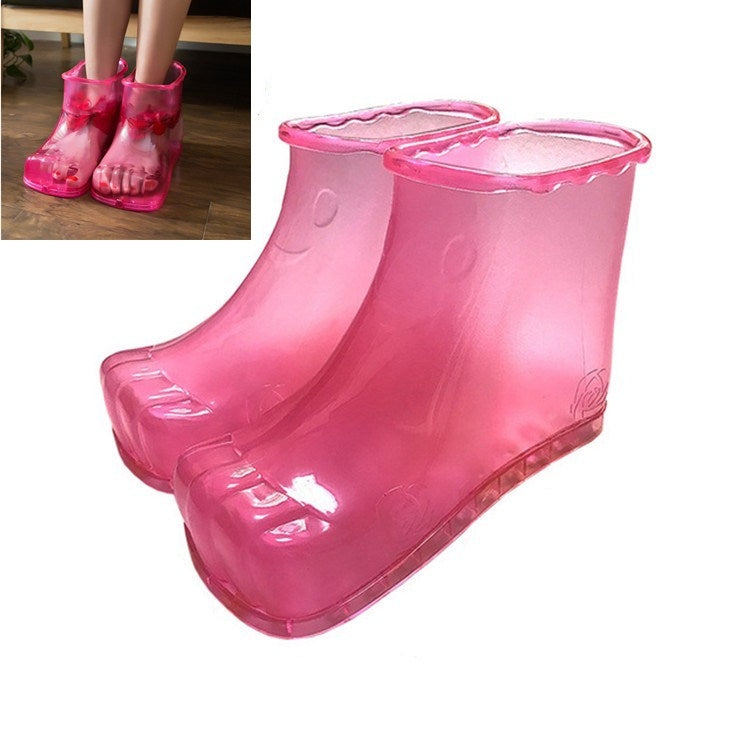 Portable Household Plastic High Tube Bubble Foot Shoes Bubble Bucket Reluova