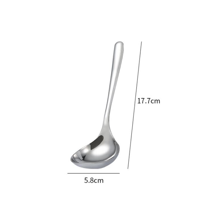 Stainless Steel Soup Spoon Restaurant Common Spoon Household Rice Bowl - Reluova