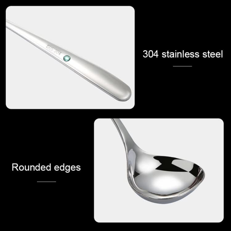 Stainless Steel Soup Spoon Restaurant Common Spoon Household Rice Bowl - Reluova