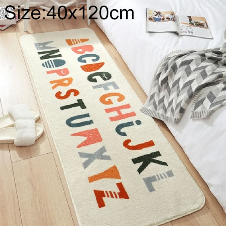 Home Bedroom Carpet Strip Room Bedside Lamb Cashmere Non-slip Mat