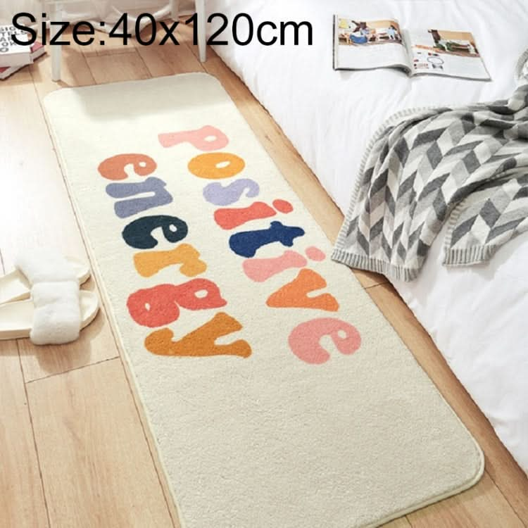 Home Bedroom Carpet Strip Room Bedside Lamb Cashmere Non-slip Mat Reluova