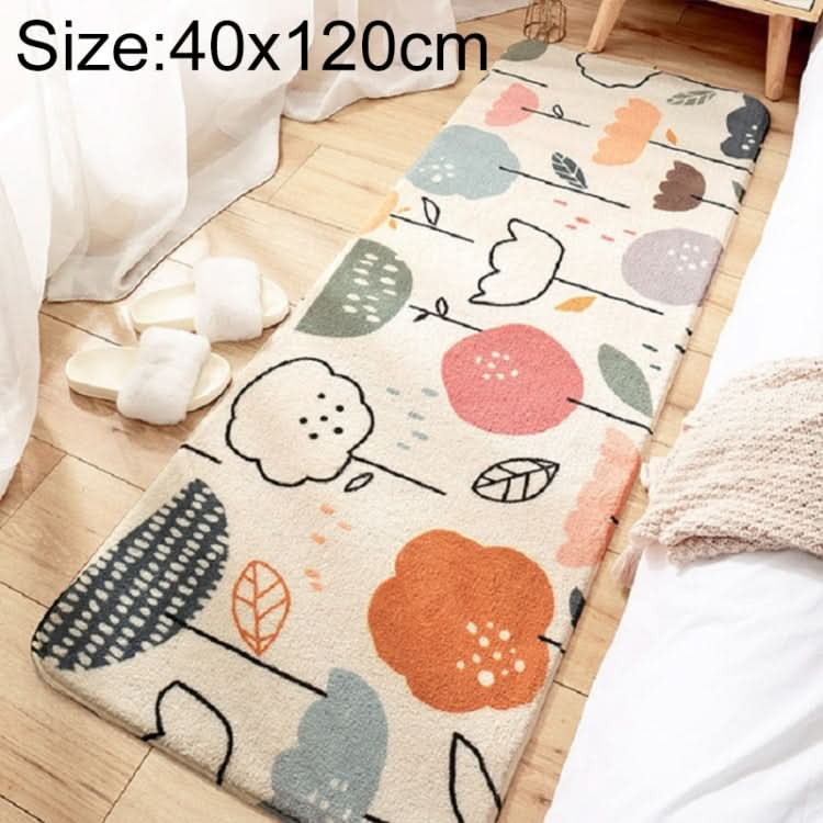 Home Bedroom Carpet Strip Room Bedside Lamb Cashmere Non-slip Mat Reluova