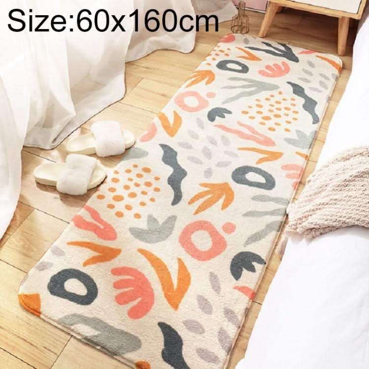 Home Bedroom Carpet Strip Room Bedside Lamb Cashmere Non-slip Mat Reluova