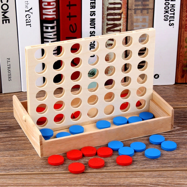 Wooden International Children Educational Toys Vertical Link Board Checkersers Reluova