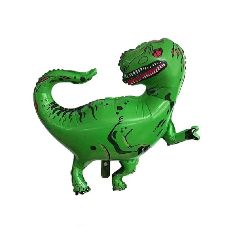 2 PCS Dinosaur Modeling Aluminum Foil Balloon Children Birthday Decoration Party Supplies Toy-Reluova