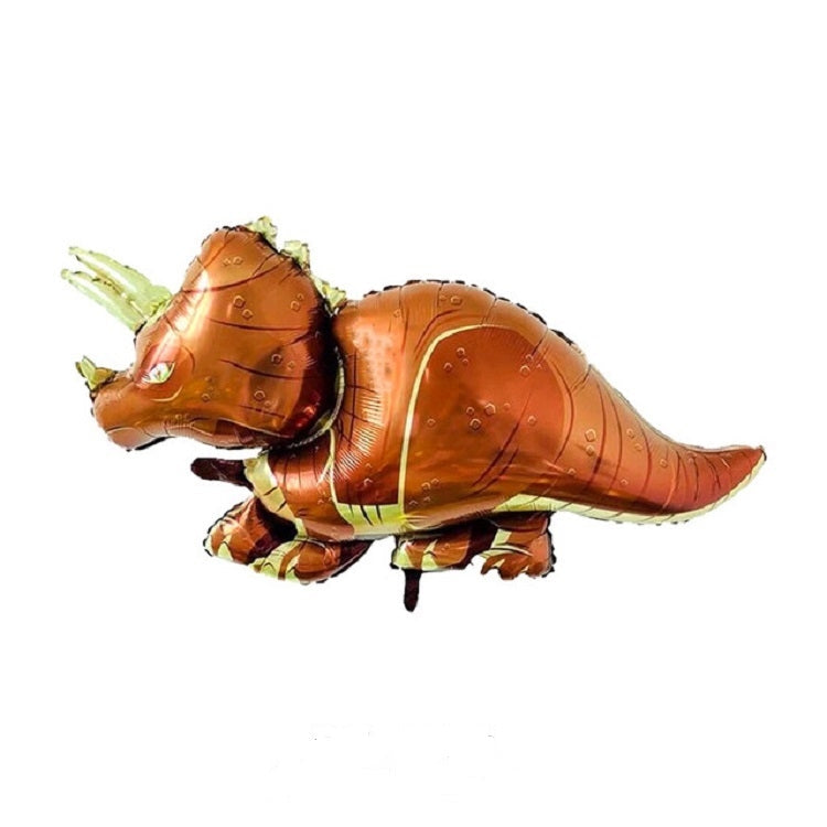 2 PCS Dinosaur Modeling Aluminum Foil Balloon Children Birthday Decoration Party Supplies Toy