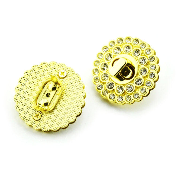 Handbag Hardware Accessories Lock Female Bag Diamond Round Lock My Store