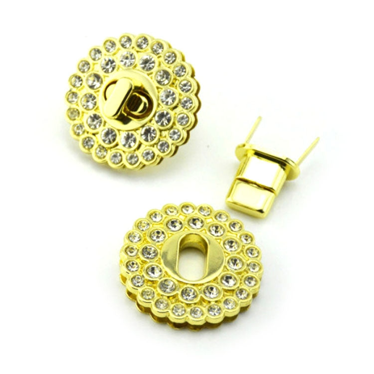 Handbag Hardware Accessories Lock Female Bag Diamond Round Lock My Store